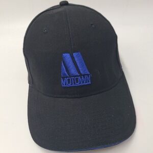 Motown Museum Hat Strapback Black Blue Detroit Michigan Music Souvenir Logo Men